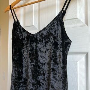 Hollister Black Velvet Dress